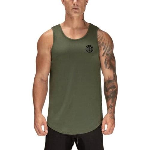 Muscleguys fashion mesh sleeveless shirts tank top men Fitness shirt mens singlet Bodybuilding workout gym vest fitness men