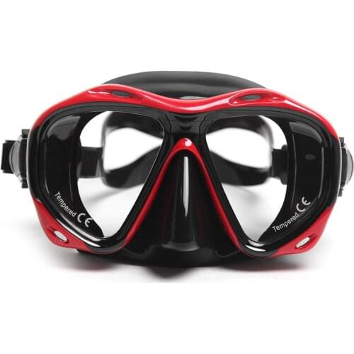 Professional Silicone Gear Scuba Diving Mask Equipment Snorkel Adults Anti-Fog UV Waterproof Swim/Dive Glasses Men Women Goggles