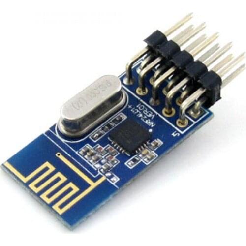 NRF24L01 RF Module, Wireless 2.4G Solution For SPI Interface, Horizontal Pinheaders