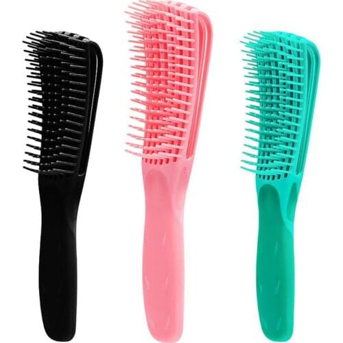 YOHAPPY Hair Brush Scalp Massage Comb Octopus Shape Fluffy Hair Combing Brush for Salon Hairdressing Styling