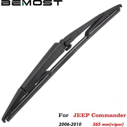 BEMOST Auto Car Rear Windscreen Wiper Arm Blade Soft Natural Rubber For Jeep Commander 365MM Hatchback 2006 2007 2008 2009 2010