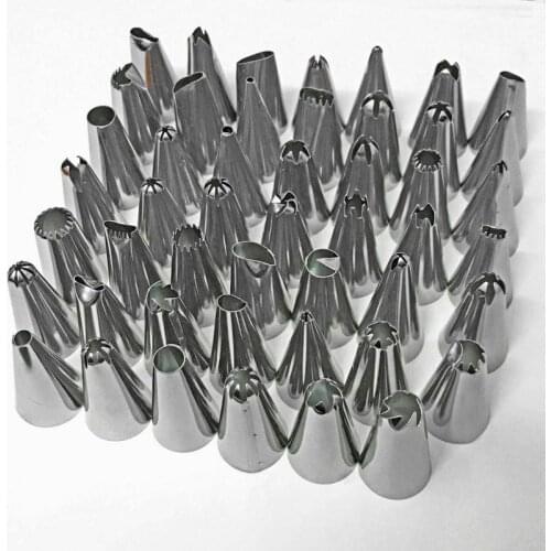 High Quality Cake Decorating 48Pcs/set Stainless steel Icing Piping Nozzles Pastry Tips Set Cake Baking Tools Accessories #EO
