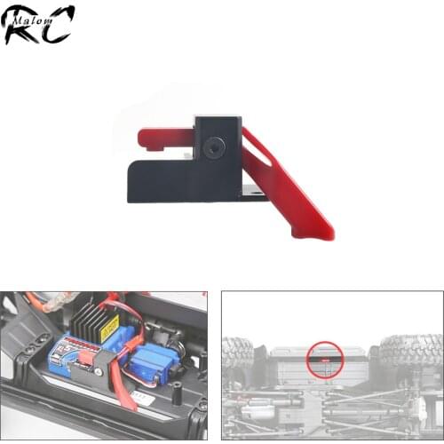 1 Set ESC Easy Start Trigger Body External Power Switch for 1/10 RC Crawler Traxxas TRX-4 TRX6 G63 XL-5HV ESC Upgrade Parts