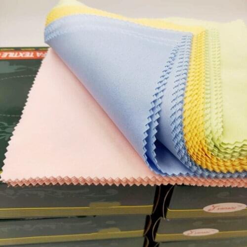 10Pcs Eyeglasses Cleaning Cloth Mobile Phone Screen Cleaning Cloth Portable Gadget Micro Fiber Eyeglass Cleaning Cloth