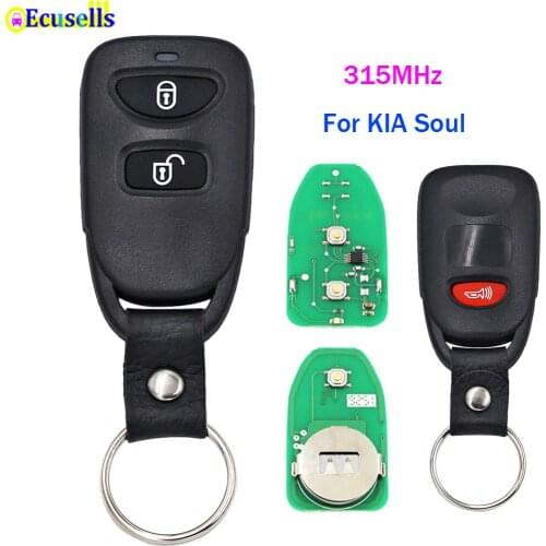 2+1 Buttons Remote control Key fob 315MHz for Kia Soul Sportage 3 button