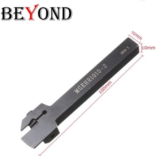 BEYOND MGEHR MGEHR1010 Grooving Turning Tool Holder External Cutting Tools Carbide Inserts CNC Lathe Cutter