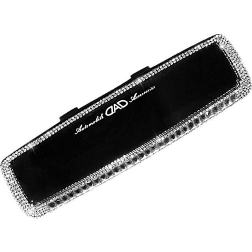 Shiny Car Rear-view Mirror Cover Decorative Auto Rhinestone Case Rear-view Mirror Crystal Diamond Car Accessories