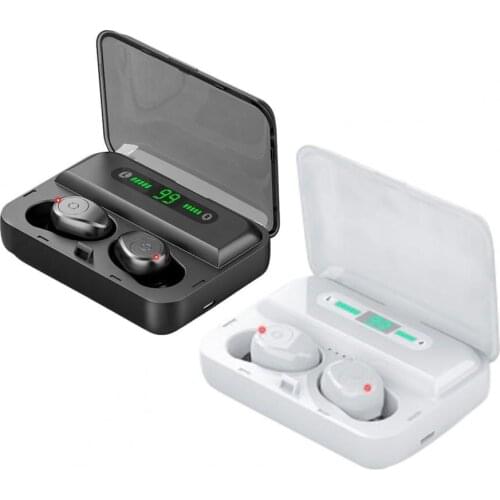 Bluetooth 5.0 Wireless Earphones IPX7 Waterproof Portable Wireless Earbuds for Sport Low Consumption Headphone F9-5 Earphone
