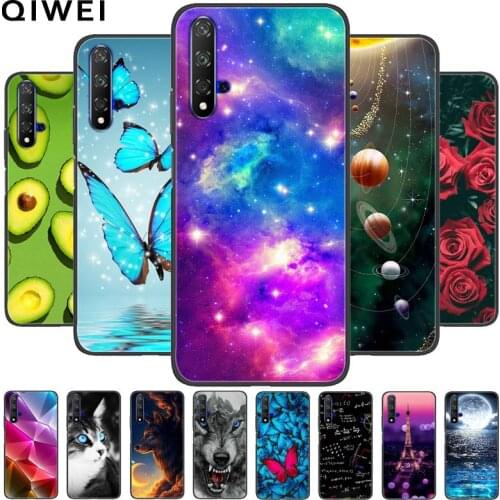 For Huawei Nova 5T Case Cute Soft TPU Bumper Silicone Cover for Huawei Honor 20 honor20 Phone Cases for Nova5T 5 T Coque Fundas