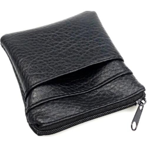 Cheap Coin Purse Women Men Small Mini Fashion Pu Leather Short Wallet Bags Change Little Key Credit Card Holder Business 2021