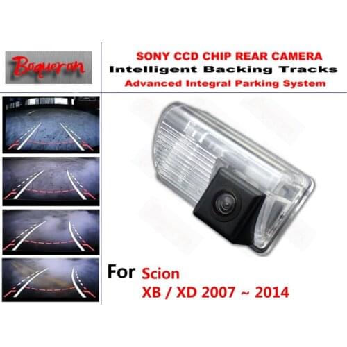 For Scion XB / XD 2007 ~ 2014 CCD Car Backup Parking Camera Intelligent Tracks Dynamic Guidance Rear ViewCamera