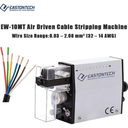 EW-10MT Air driven peumatic cable wire stripping machine support use buyer shipping account
