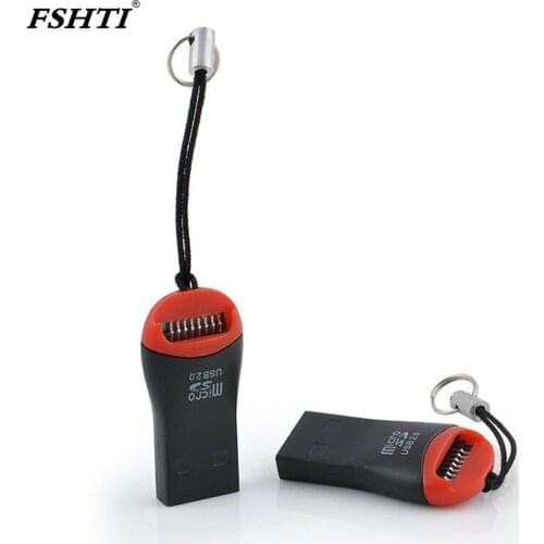 100PCS/lot USB 2.0 Micro SD SDHC TF Flash Memory Card Reader Mini Adapter For Laptop Drop Shipping