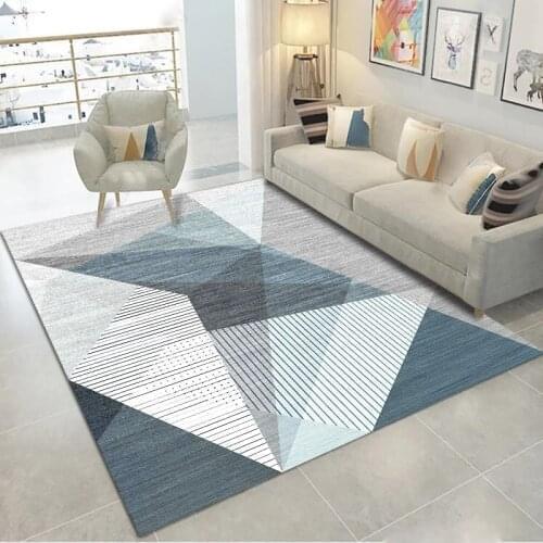 New Washable Bohemian Style Carpet for Living Room, Modern Geometric Carpet for Floor, Rug for Living Room, Bedroom, Toilet