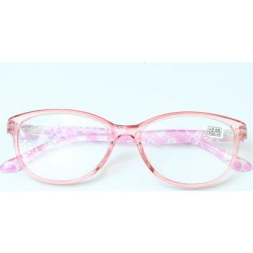Fashion Color Reading Glasses Unbreakable Flower Frame Ladies Mens Brand Design Anti-Fatigue Resin Lenses R197