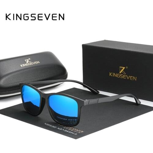 KINGSEVEN Mens Glasses Polarized Steampunk Round Sunglasses Men Retro Women Sun Glasses For Men Vintage Style