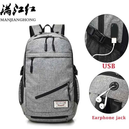 Mens Outdoor Sports Gym Backpack USB Charging Port Basketball Bag Teenager Boys School Bags Soccer Ball Laptop Bagpack Mochila