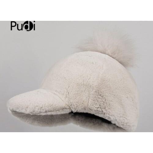 Pudi Women's Hats With Pompoms