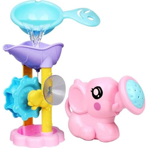 Sprinkler Shower Elephant Toy Rotating Rolling Small Waterwheel Buoyancy Sense Beach Tools