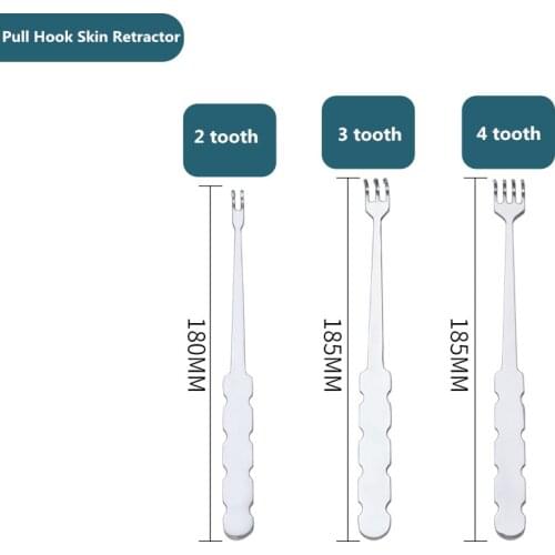 Stainless steel pull hook Skin Retractor Bone Retractors orthopedics Veterinary Instruments