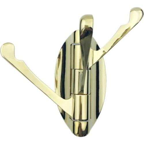 Folding Hook Wall Mounted Swivel Arm Triple Coat Hook Bathroom Kitchen Garage Clothes Hanger Triple Coat Hook