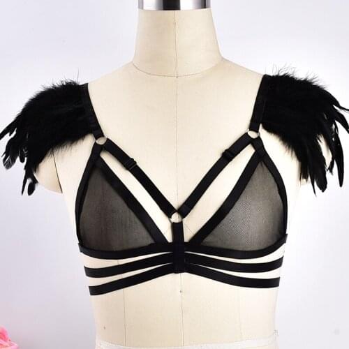 Super Sexy And Bomb Intimate Underwear One Size Elastic Adjustable B Slim Fit backless Bra Tops Gothic Charming Lingerie