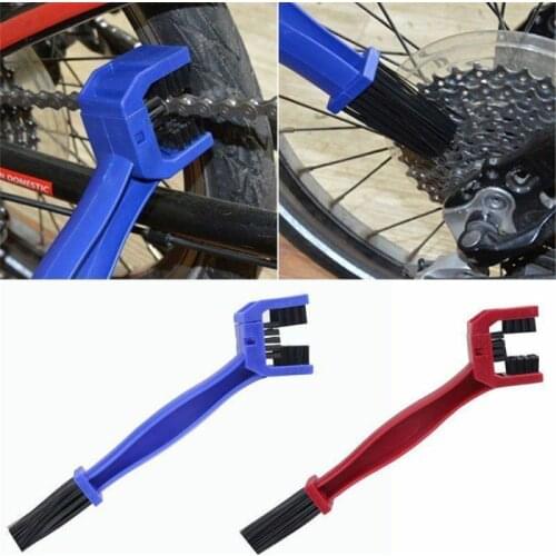 Motorcycle Rim Care Tire Repair New Motorcycle Cleaning Bike Chain Cleaner Plastic Moto Brush Motorcycle Repair Tool Ornamental