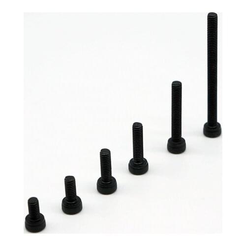 10Pcs Tarot-rc Drone Accessories Diy Black Small Hex Socket Screws Drone M2.5 Screw Kit Diameter 6mm 8mm 10mm 18mm 30mm