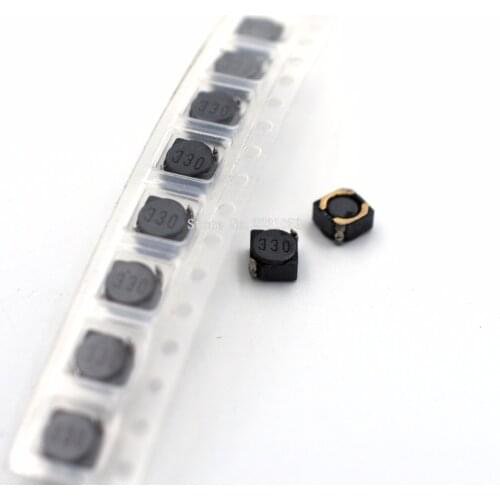 10PCS/LOT CDRH4D28 SMD Power Inductor 33uH 33uh 330 Shielded Inductor 5*5*3mm Inductance