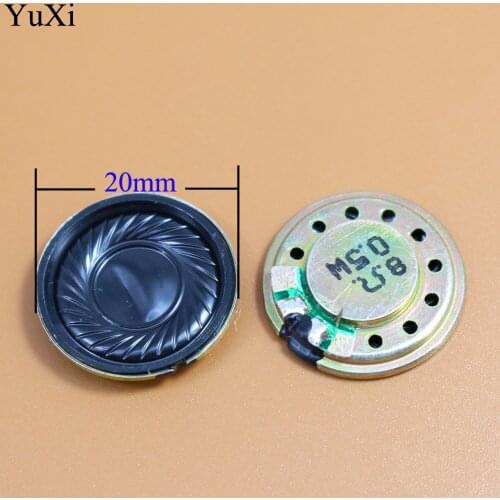 8 Ohm 0.5W /8R 0.5W Small Trumpet 20mm Diameter Loudspeaker Loud Speaker 20*3.8mm