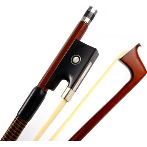 Free Shipping!! Yinfente Violin Bow 4/4 Brazilwood Bow Stick Greet Balance Natural HorseTail Ebony frog