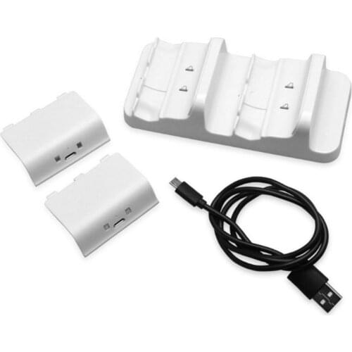 Dual Charging Base Driver Portable Charger for Xbox-One Slim Controller Joystick XXUC