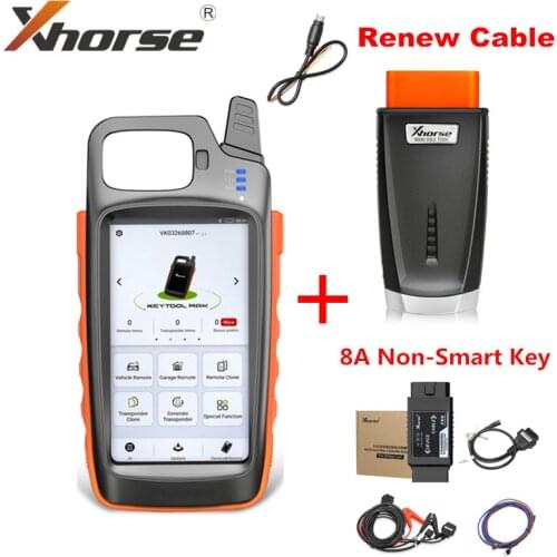 Xhorse VVDI KEY TOOL MAX Plus VVDI MINI OBD Tool Plus For Toyota 8A Non-smart Key Adapter for All Key Lost +Renew Cable