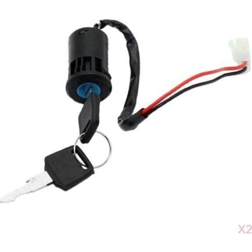 Key For Ignition Switch 2 Wire 2 Pieces For Road Bike Dirt Atv Scooter U Ks51