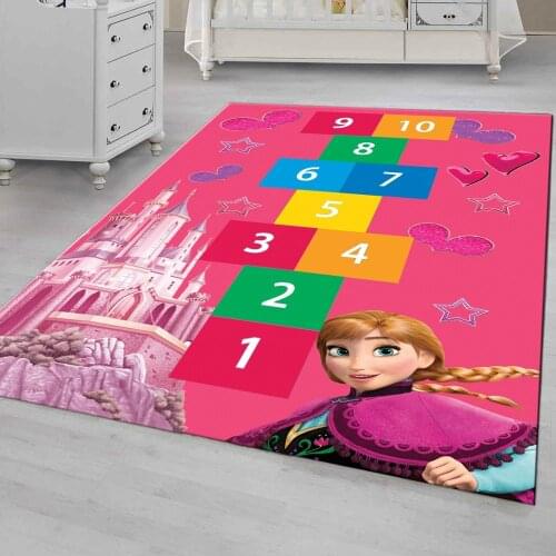 Anna And Hopscotch Patterned Carpet ,Non Slip Floor Carpet,Teens Carpet,Turkish Rug