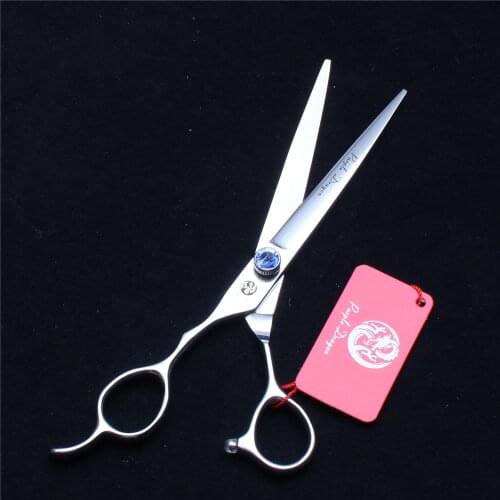 Left Hand 7.0" 19.5cm Purple Dragon JP 440C Hairdressing Supplies Cutting Scissors Barber Makas Professional Hair Scissors Z8003