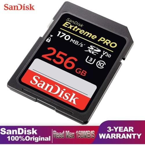 Mini Micro SD Card Sandisk Extreme Pro 256GB 64 32 GB Flash SD Card Class 10 U3 USH-1 SDXC Micro SD 128GB Memory Card High Spee