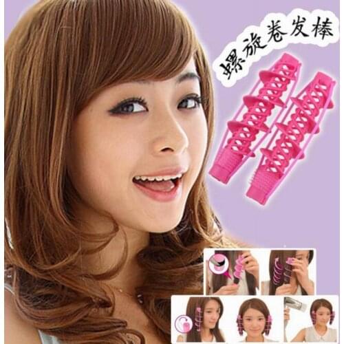 Fashion DIY spiral hair curler curl sticks hair rods for curly hair curling tools as hair hairdressing styling tools wholesale