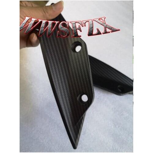 A pair NEW Carbon ABS Injection Mold Fairing s1000rr Front Aerodynamic Winglets ABS plastic Windshield Fairing Wing For s1000rr