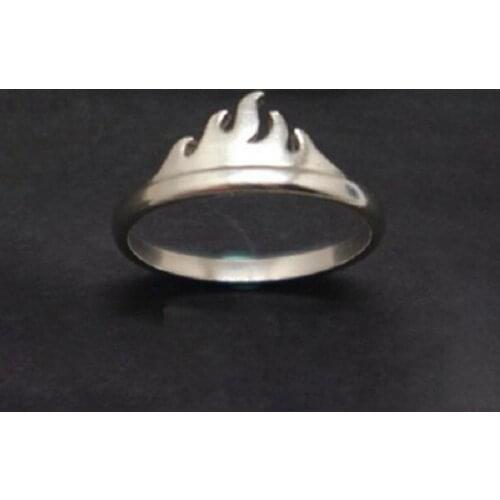 Couple Ring Fashion Simple Stainless Steel Flame Ring Men and Women Punk Hip Hop Party Ring Eternal Friendship Love Jewelry