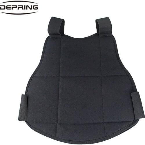 Paintball Vest Body Armor Chest Protector Airsoft Lightweight Soft Padded Back Support Free Size Hunting Bag