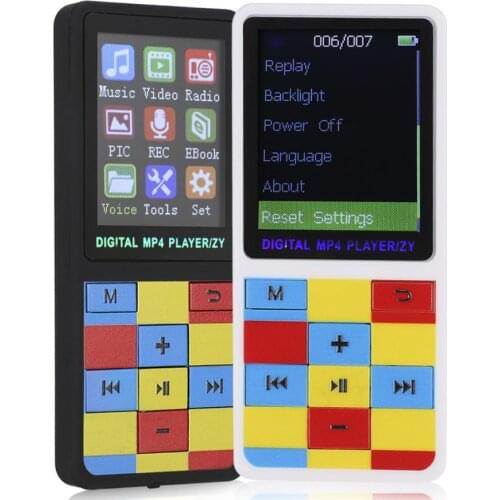 Portable Ultrathin 1.8 Inch Color Screen MP3 Mini Bluetooth Music Player Support Reception Recording Video e-books