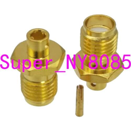 10pcs Connector SMA female jack For semi-rigid RG405 0.086" Cable RF Coaxial