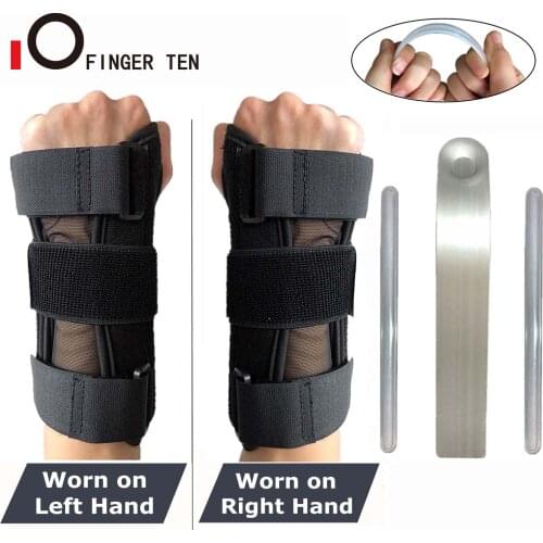 Wrist Support Carpal Tunnel Brace Straps Left or Right Hand 1 Pc Breathable Durable Finger Splint Arm Wrist Protector Adjustable