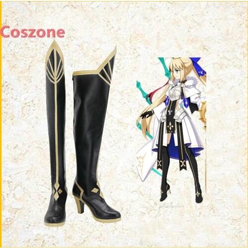 Fate Grand Order Saber Altria Pendragon Cosplay Shoes Boots Halloween Carnival Cosplay Costume Accessories