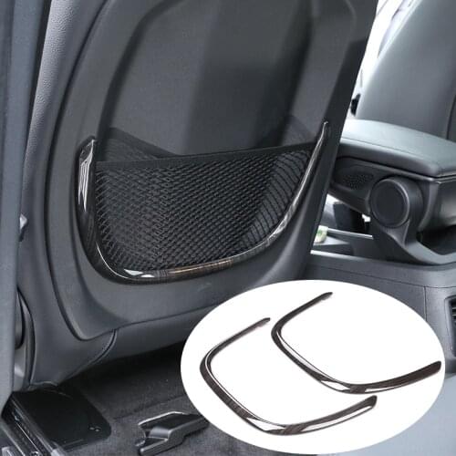 Carbon Fiber For BMW X1 F48 16-18 ABS Chrome Rear Back Net Frame Cover Trims For BMW 2 Series 218i f45 f46 For BMW X2 F47 2018