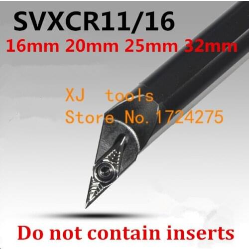 1PCS 16mm 20mm 25mm 32mm SVXCR11 SVXCR16 SVXCL11 SVXCL16 S16Q-SVXCR11 S20R-SVXCR16 the Right/Left Hand CNC Turning Lathe tools