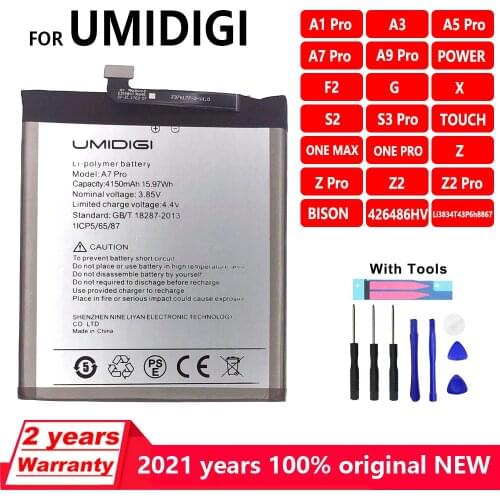 100% Original 5150mAh Battery for UMI UMIDIGI POWER High quality Batteries With Tools+Tracking Number