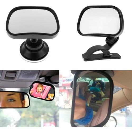 2 In 1 Car Baby Back Seat Rear View Mirror For Infant Child Toddler Safety View Adjustable Kids Monitor