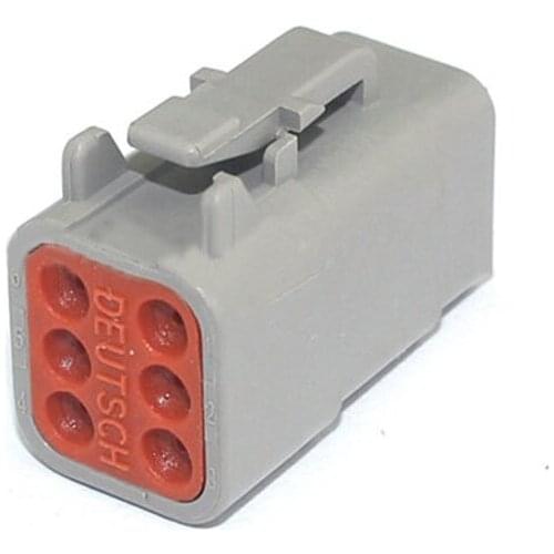 5/10sets 6pin automotive electric housing plug waterproof electric connector DTM06-6S